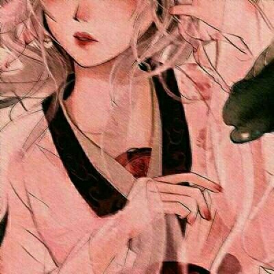 动漫优质女生古风头像。