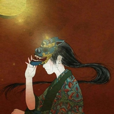 唐崎夜雨 二次元古风女头