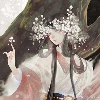唐崎夜雨 二次元古风女头