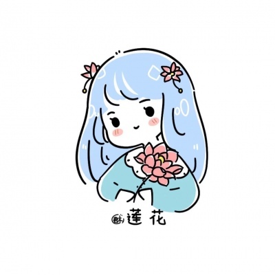 鲜花拟人女孩可爱头像