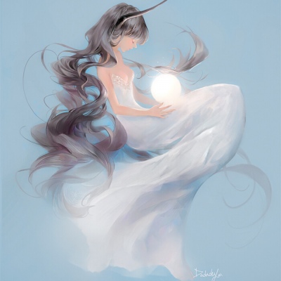 沐糖/空灵伤感动漫女图 空灵 伤感 唯美