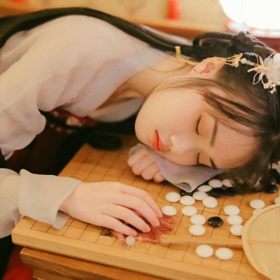 古风意境写真女头
