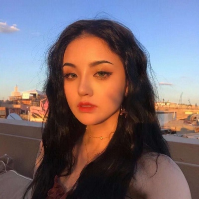 暗黑风潮流酷女头滟滟随波千万里