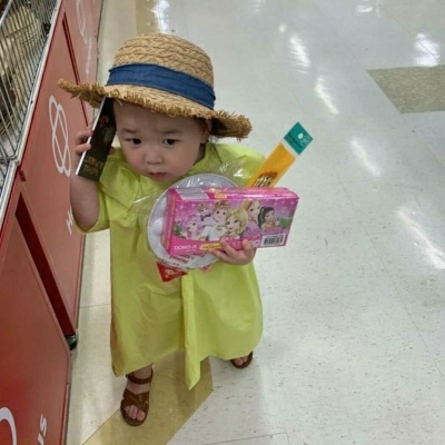 可爱小孩头