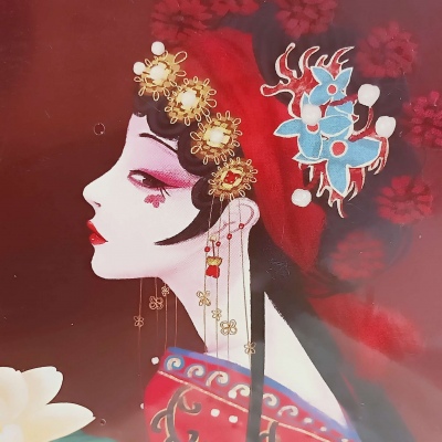 紅衣古风女头像.“岁月静好，我只爱你”