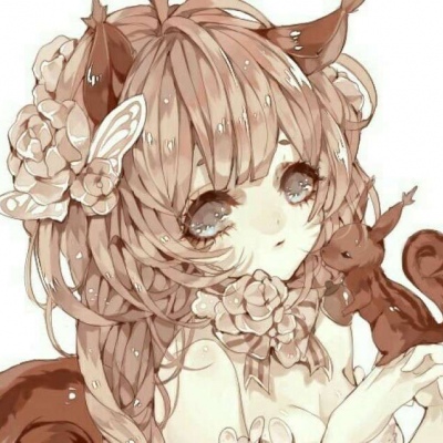 敲可耐的女生动漫头像