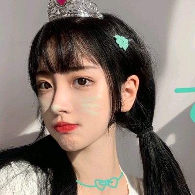 溺毙:贴纸潮流魅力风时尚女头.我想知道你的快乐是什么