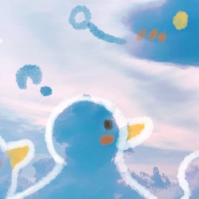 云朵鸭鸭手绘恩典/林芙/cr大可鸭duck