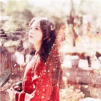 唯美色彩女生合成头像_很有意境的清新女生
