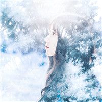 唯美色彩女生合成头像_很有意境的清新女生