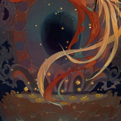 独二/精致 星空 动漫/背景图