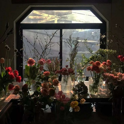 简约花朵系列背景图