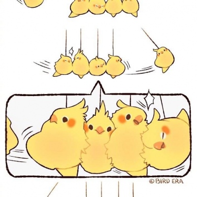 INS上的大佬画的啾啾们/林芙/图源网络侵权致歉