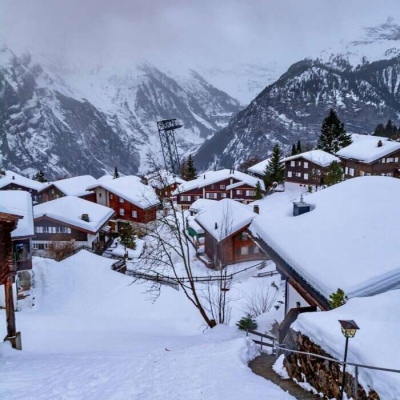 〈陈情〉瑞士雪景。