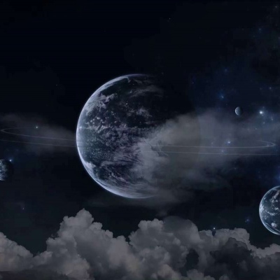 唯美静物风景图/夜晚的景色很美