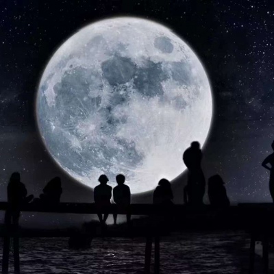 唯美静物风景图/夜晚的景色很美