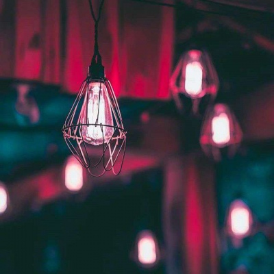 灯景背景图/愿所有的晚安都有回应