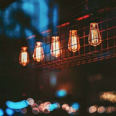 灯景背景图/愿所有的晚安都有回应