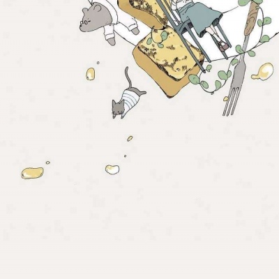 沐糖/简约可爱治愈系插画壁纸