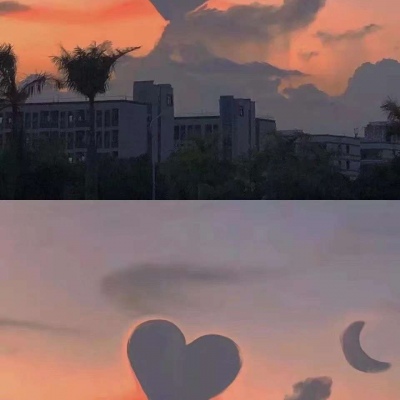 壁纸/天空?学会干净的语言和安静的笑