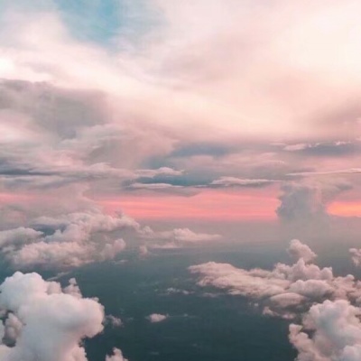 恬恬/唯美意境天空海岸背景/少女的征途是星辰大海?