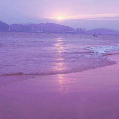 恬恬/唯美意境天空海岸背景/少女的征途是星辰大海?