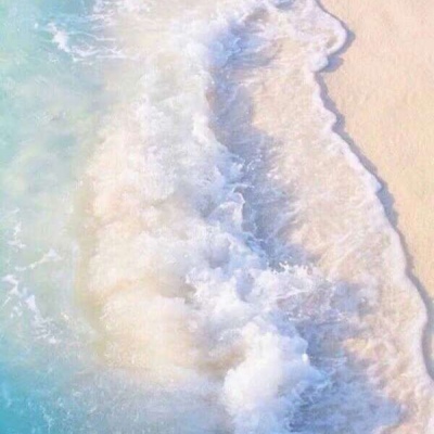 恬恬/唯美意境天空海岸背景/少女的征途是星辰大海?