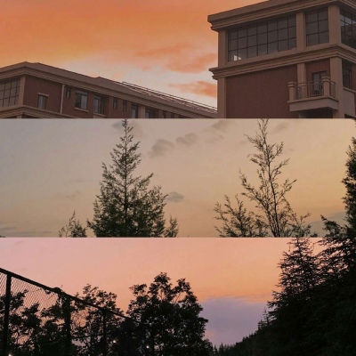恬恬/唯美意境天空海岸背景/少女的征途是星辰大海?