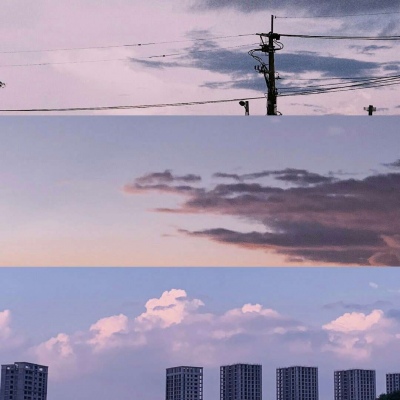 恬恬/唯美意境天空海岸背景/少女的征途是星辰大海?