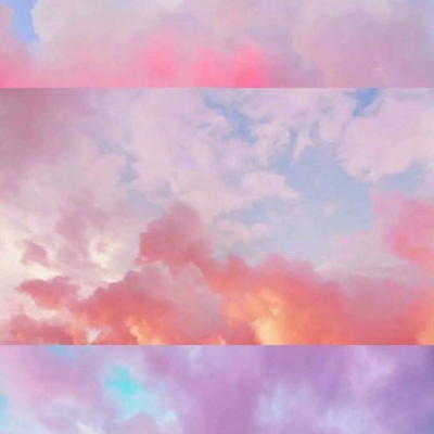 恬恬/个性梦幻唯美紫色天空背景/星河尽明意 万般皆是你