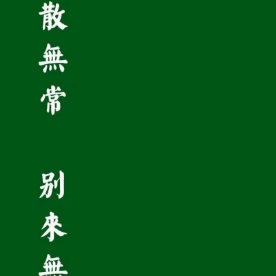 恬恬/绿色系高冷大气背景/绿色很干净 与爱情无关