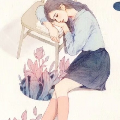 恬恬/唯美文艺意境插画背景/ 生生不息的希望?