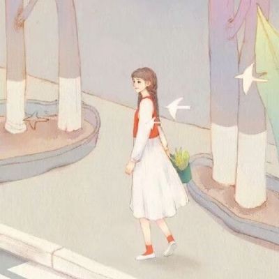 恬恬/唯美文艺意境插画背景/ 生生不息的希望?