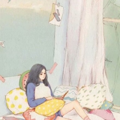 恬恬/唯美文艺意境插画背景/ 生生不息的希望?