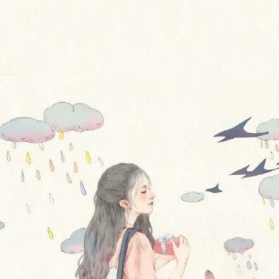 恬恬/唯美文艺意境插画背景/ 生生不息的希望?