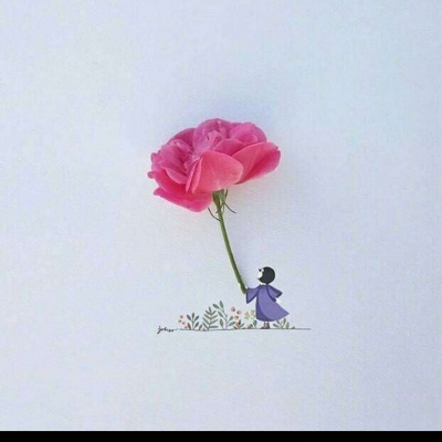 花朵小人  静物头像哈哈