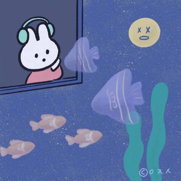 芯儿   唯美梦幻蓝色系背景图