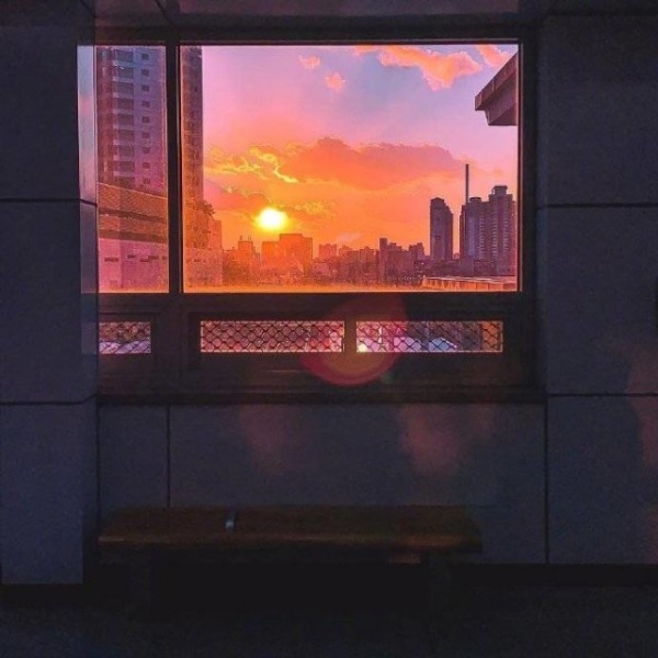 微信唯美窗边风景.