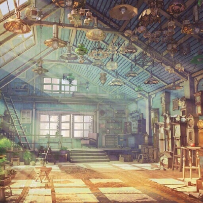 千鹤/唯美风景/插画/ArseniXC