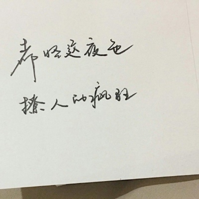 冷澈：文字背景图//sxc