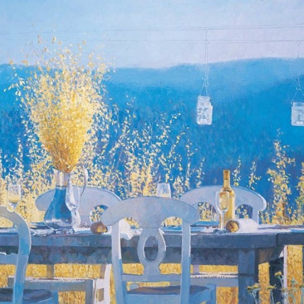 阿兴：唯美风景插画分享 小城故事 画师：Nicholas Verrall