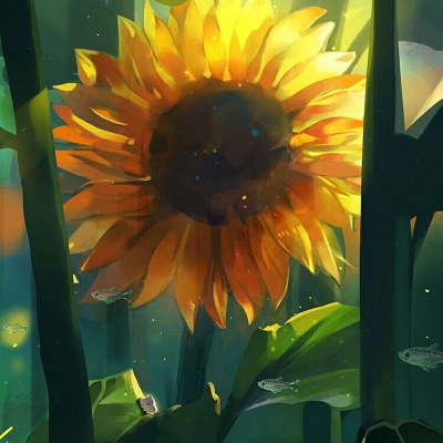 可爱景物头像/唯美壁纸，画风真的很好看