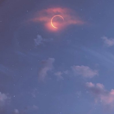 黑暗时的天空
