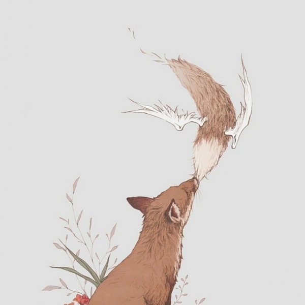 插画，意境