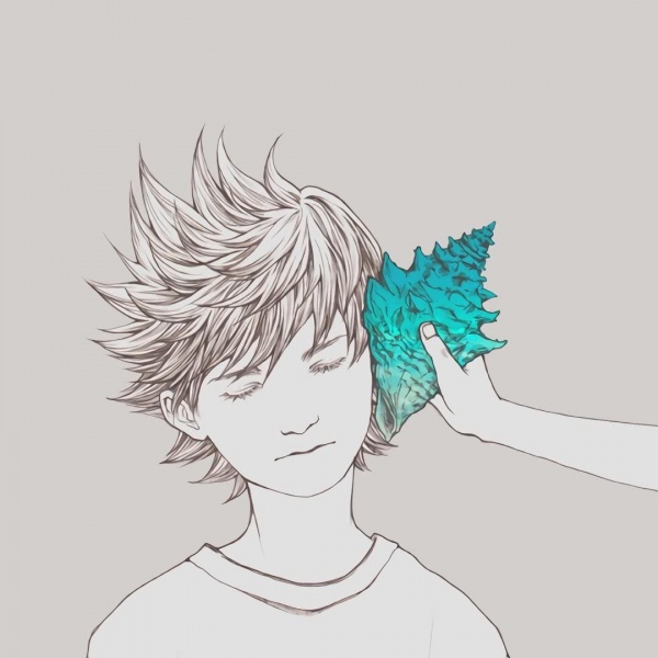 插画，意境