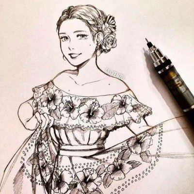 念七 手绘作品精致