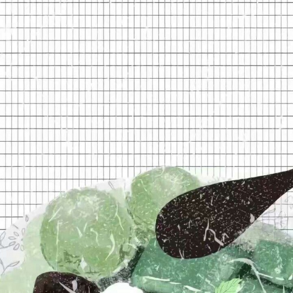 林知晚  抹茶味绿色甜点壁纸