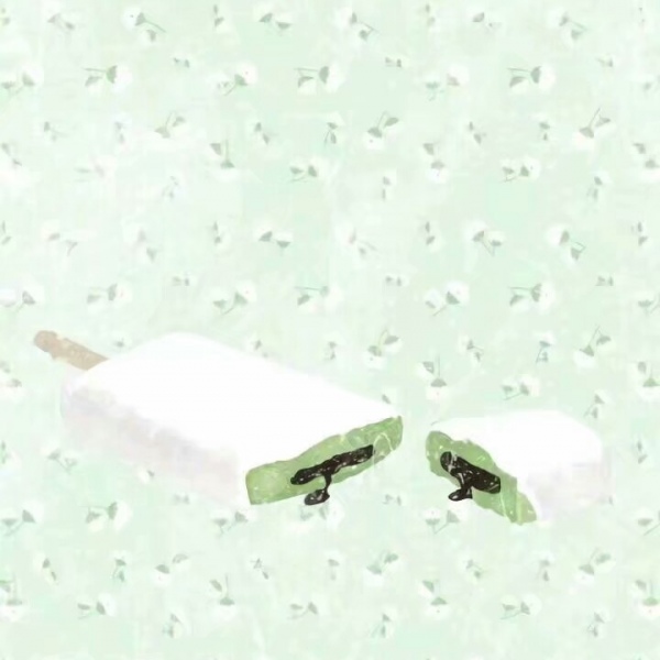 林知晚  抹茶味绿色甜点壁纸