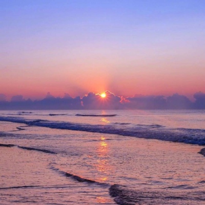 夕阳静景唯美 对你说说拜拜。
