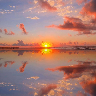 夕阳静景唯美 对你说说拜拜。
